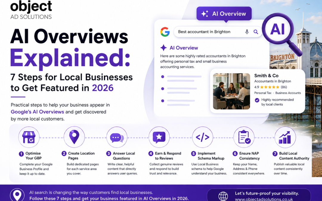 AI Overviews Explained: 7 Steps for Local Businesses to Get Featured in 2026
